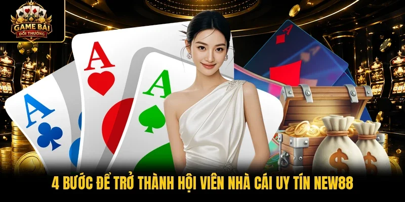4 bước để trở thành hội viên nhà cái uy tín New88 