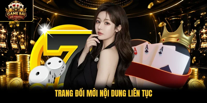 Trang đổi mới nội dung liên tục