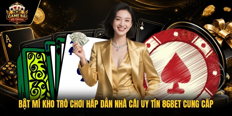Bật mí kho trò chơi hấp dẫn nhà cái uy tín 86Bet cung cấp