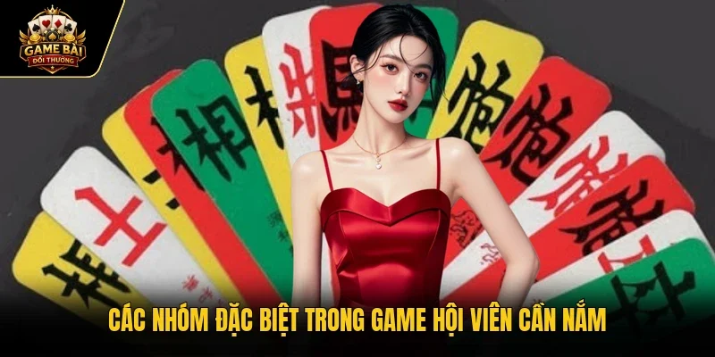Các nhóm đặc biệt trong game hội viên cần nắm