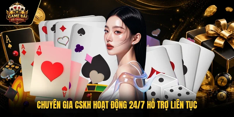 Chuyên gia CSKH hoạt động 24/7 hỗ trợ liên tục