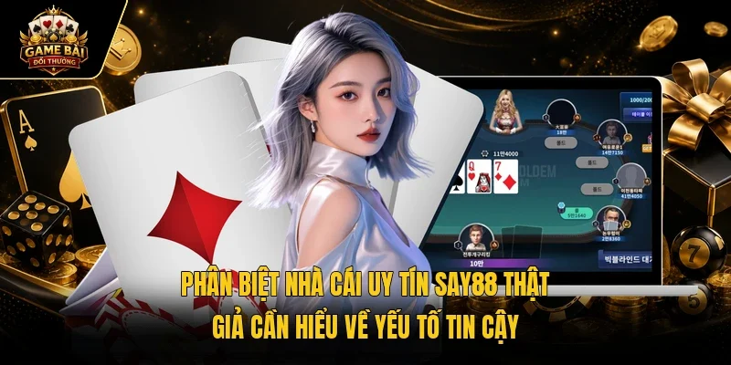 Phân biệt nhà cái uy tín SAY88 thật giả cần hiểu về yếu tố tin cậy