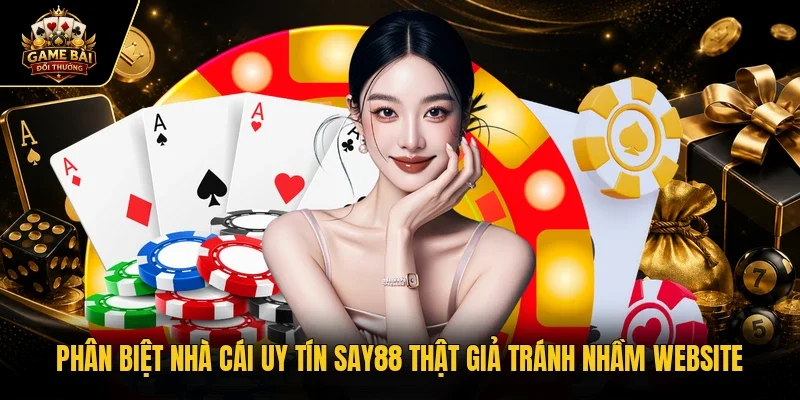 phân biệt nhà cái uy tín SAY88 thật giả