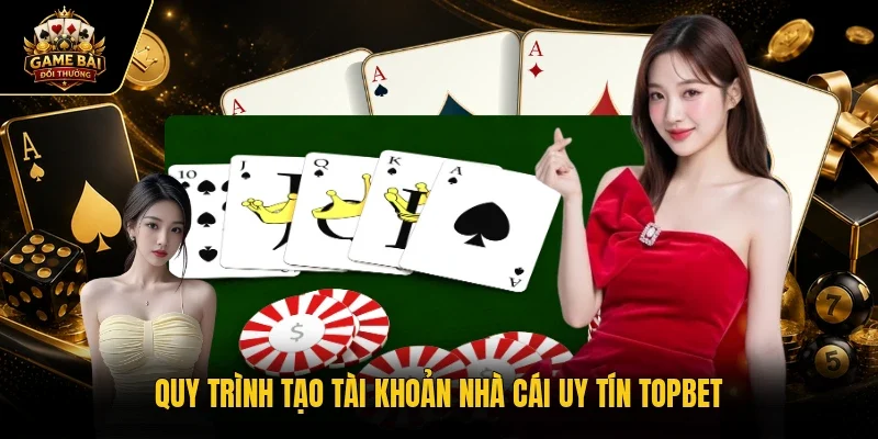 Quy trình tạo tài khoản nhà cái uy tín TOPBET